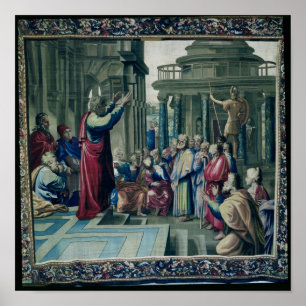 St. Paul Preaching at the Areopagus Poster