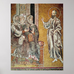 St. Paul Preaching to the Jews Poster