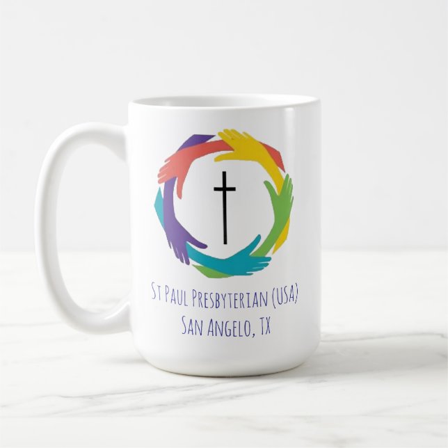 St Paul Pres Mission Mug 15 oz (Left)