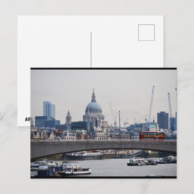 St. Paul’s and the Thames Postcard (Front/Back)