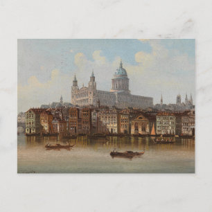 St. Paul’s Cathedral   Johann Wilhelm Jankowsky Postcard