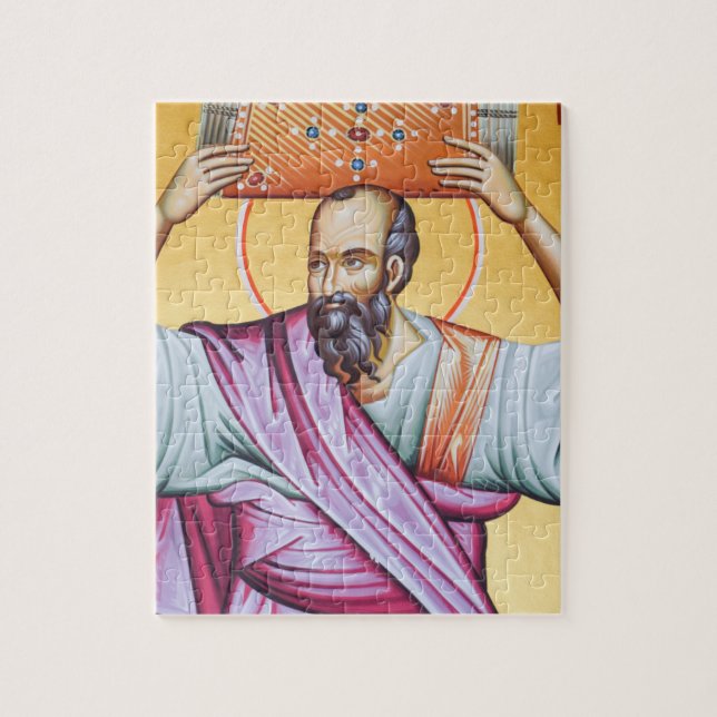St. Paul the Apostle Byzantine Icon Puzzle (Vertical)