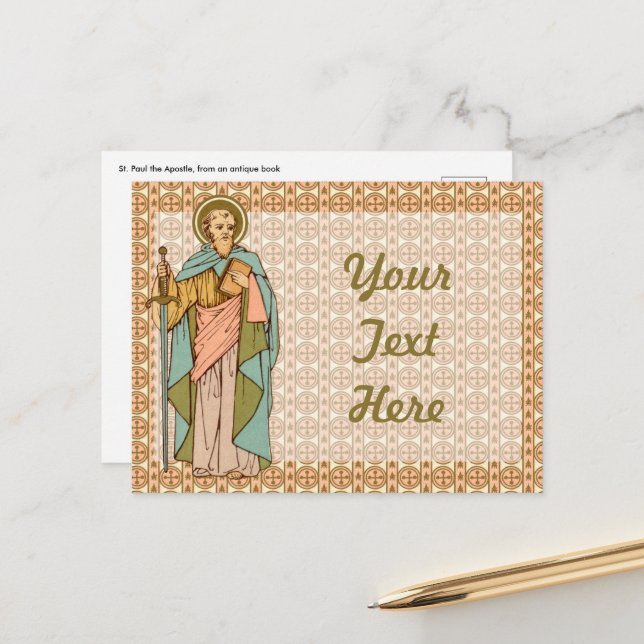 St. Paul the Apostle (RLS 13) Postcard 1 (Front/Back In Situ)