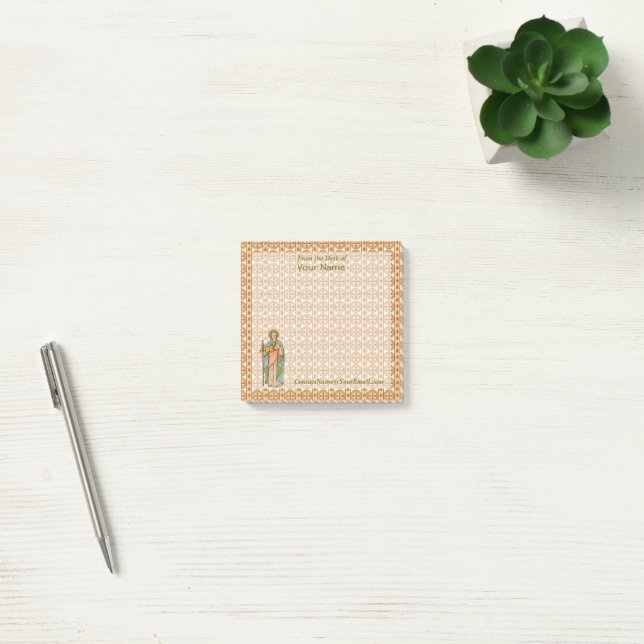 St. Paul the Apostle (RLS 13, Style 2) 3"x3" Post-it Notes (Office)
