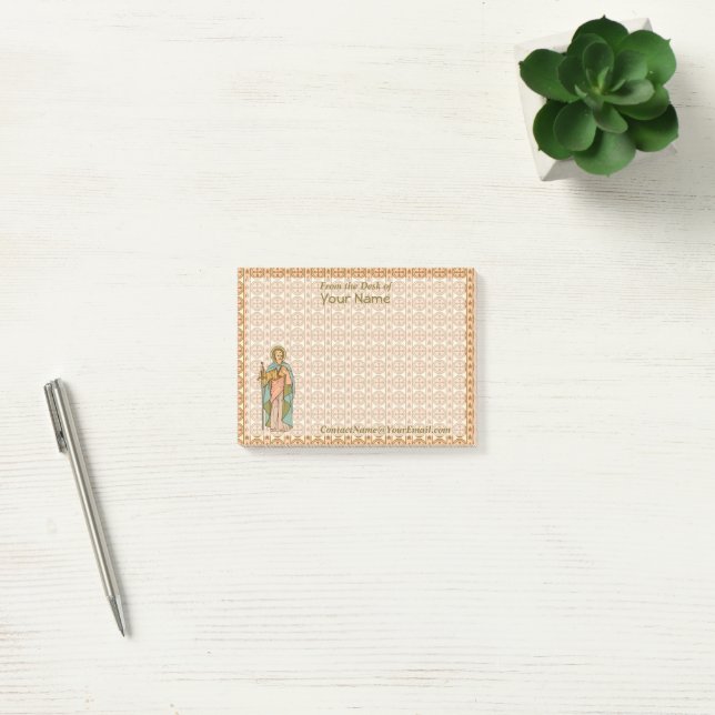 St. Paul the Apostle (RLS 13, Style 2) 4"x3" Post-it Notes (Office)