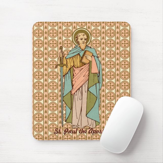 St. Paul the Apostle (RLS 13) (Style 2) Mouse Mat (With Mouse)