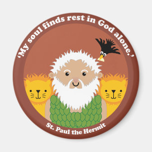 St. Paul the Hermit Magnet