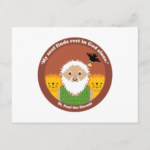 St. Paul the Hermit Postcard