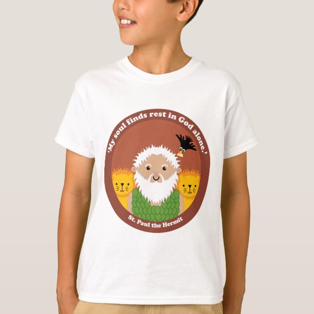St. Paul the Hermit T-Shirt (Front)