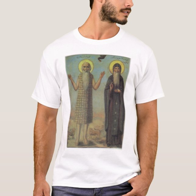 St Paul The Hermit With St Anthony The Great T-Shirt (Front)