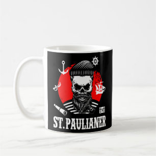 St. Pauli Hamburg Skull Paulian Saint Pauli  Coffee Mug