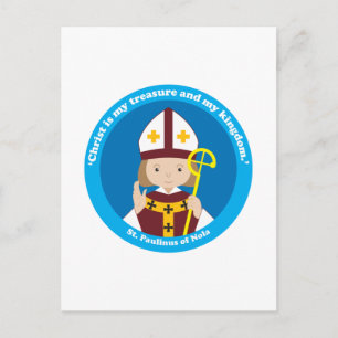 St. Paulinus of Nola Postcard