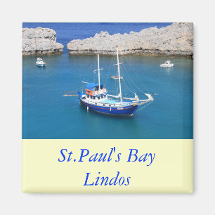 St.Paul's Bay, Lindos Magnet