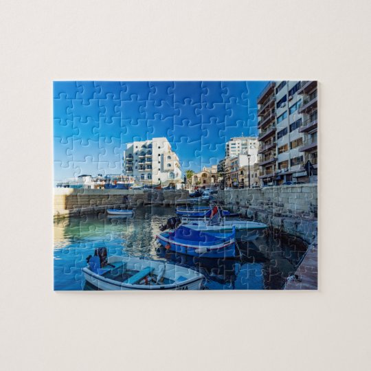 St Paul's Bay, Malta Jigsaw Puzzle Zazzle.co.uk
