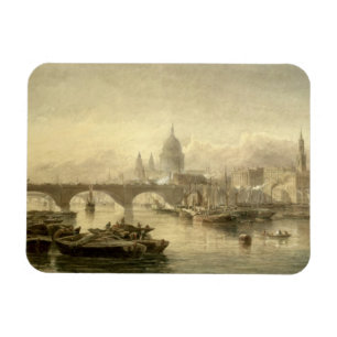 St. Paul's Cathedral and London Bridge from the Su Magnet