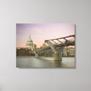 St Pauls Cathedral At Dusk Canvas Print