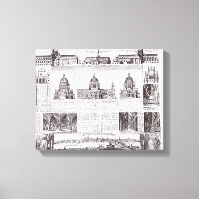 St. Paul's Cathedral Canvas Print (Front)