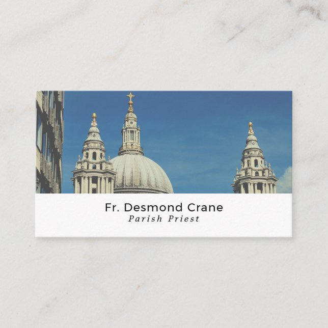 St Paul's Cathedral, Christianity, Religious Business Card (Front)