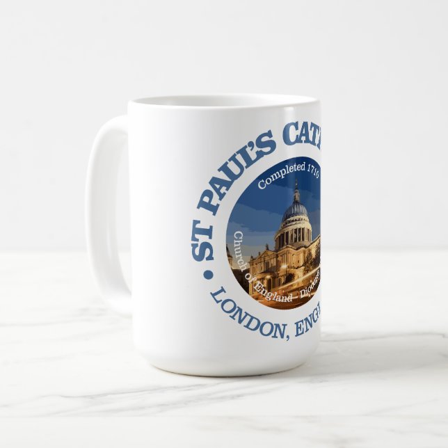 St Paul's Cathedral Coffee Mug (Front Left)