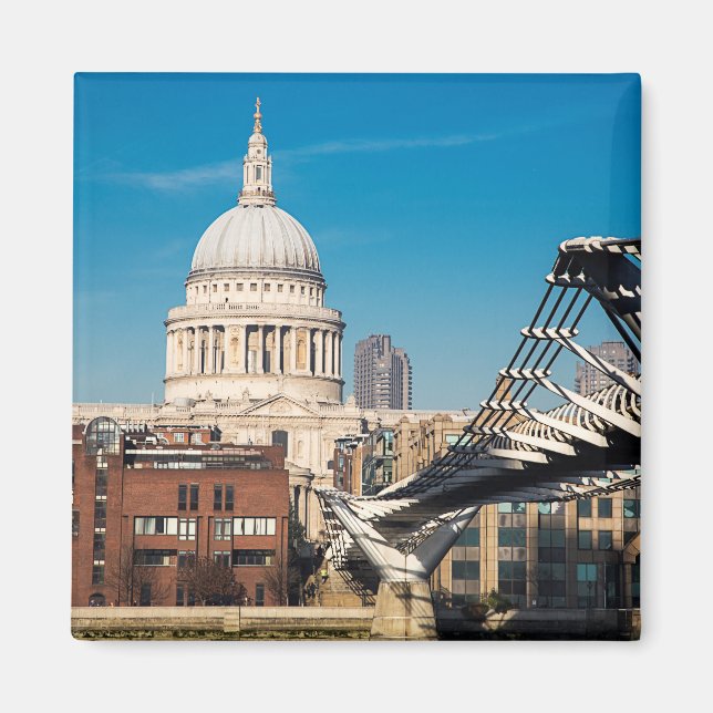 St Paul's Cathedral London Fridge Magnet (Front)