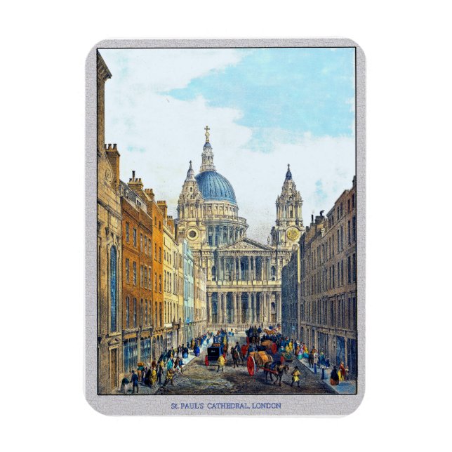 St. Paul's Cathedral London Magnet (Vertical)