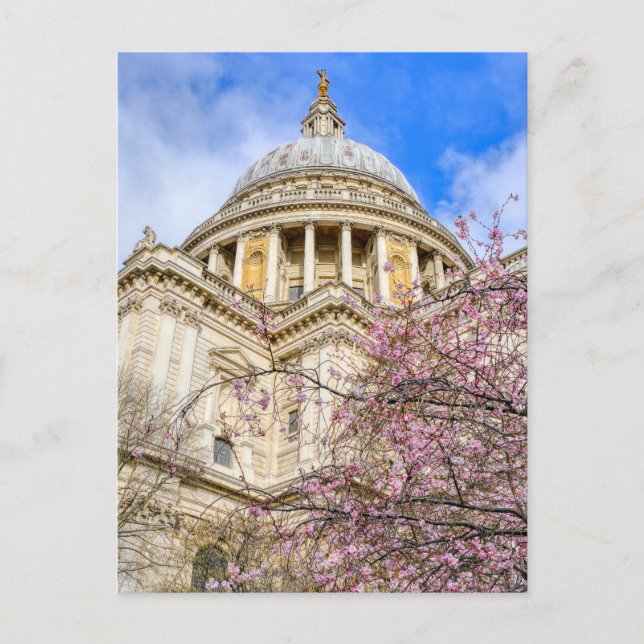 St.Paul's Cathedral London, UK Postcard (Front)