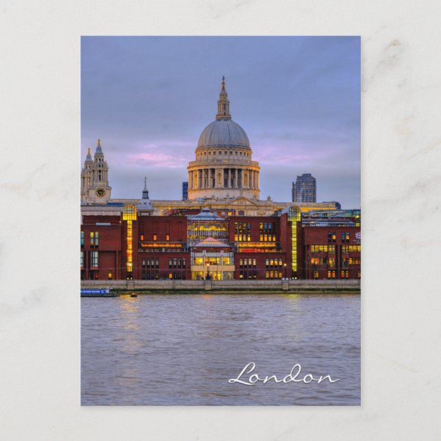 St. Paul's Cathedral London UK Postcard (Front)