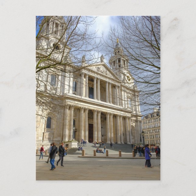 St Paul's Cathedral, London UK Postcard (Front)
