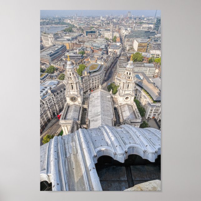 St.Paul's Cathedral, London UK Poster (Front)
