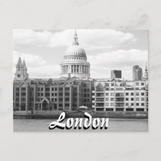 St Pauls cathedral London vintage postcard