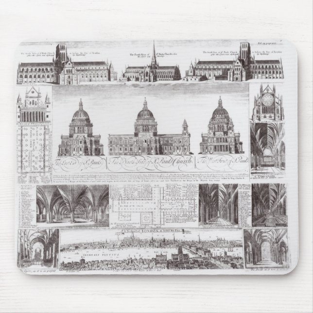 St. Paul's Cathedral Mouse Mat (Front)