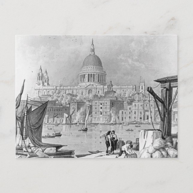 St. Paul's Cathedral Postcard (Front)
