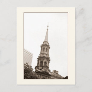 St. Paul's Chapel Sepia Postcard