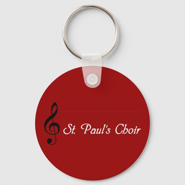 St. Paul's Choir Key Ring (Front)