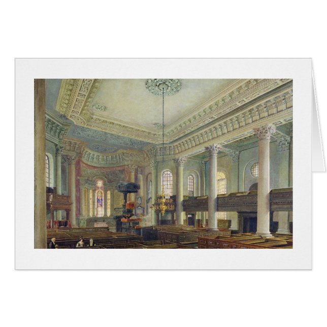 St. Paul's, Deptford (w/c on paper) (Front Horizontal)