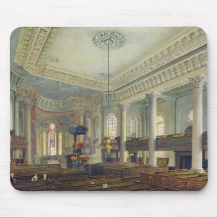 St. Paul's, Deptford (w/c on paper) Mouse Mat