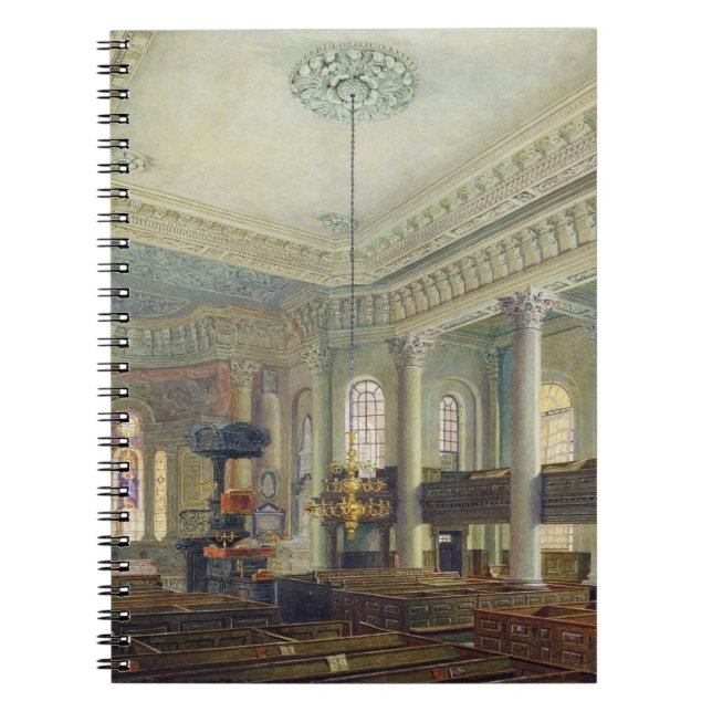 St. Paul's, Deptford (w/c on paper) Notebook (Front)