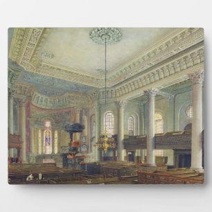 St. Paul's, Deptford (w/c on paper) Plaque