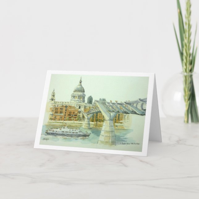 St.Pauls from Tate Modern Card (Front)