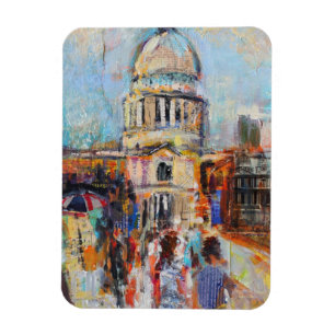St Paul's from the Millennium Bridge Magnet