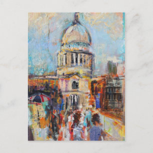 St Paul's from the Millennium Bridge Postcard