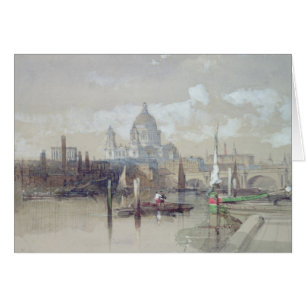 St. Pauls from the River, 1863