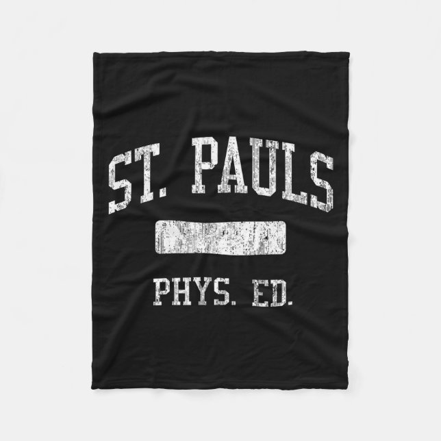 St. Pauls High School Hs Saint Pauls Nc Phys Ed  Fleece Blanket (Front)