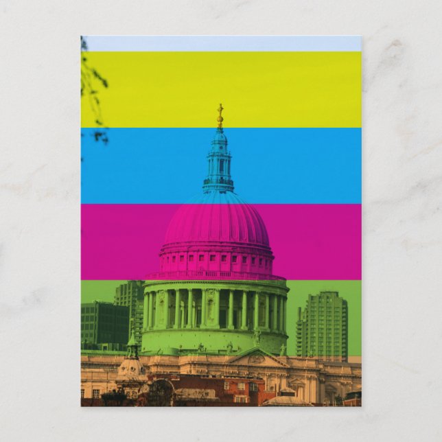 St Pauls In Colour Postcard (Front)