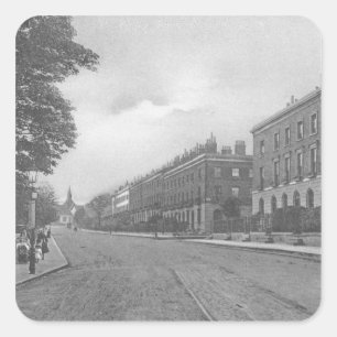 St. Pauls Road, Canonbury, Islington, c.1905 Square Sticker