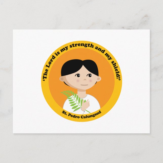 St. Pedro Calungsod Postcard (Front)