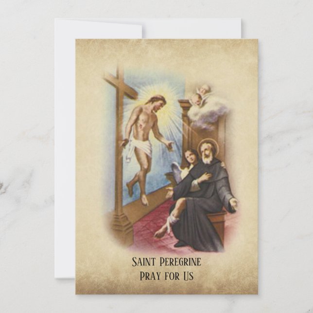 St. Peregrine Patron Saint of Cancer Patients (Front)