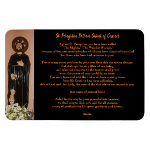 St Peregrine Patron Saint of Cancer Patients Magnet