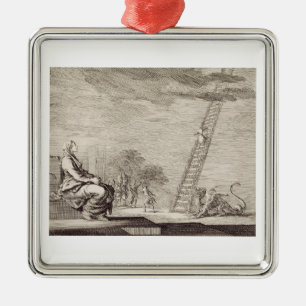 St. Perpetua’s Vision: The Ladder of Martyrdom Art Metal Tree Decoration