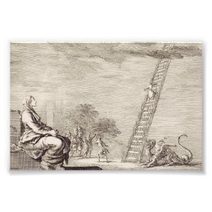 St. Perpetua’s Vision: The Ladder of Martyrdom Art Photo Print